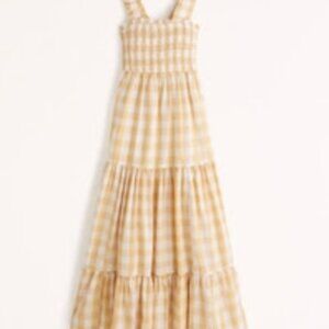 Abercrombie Smocked Bodice Easy Maxi Dress
